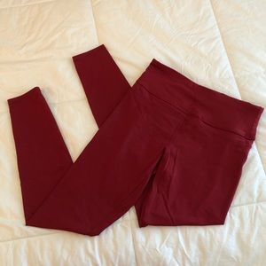 Red Highwaisted Leggings
